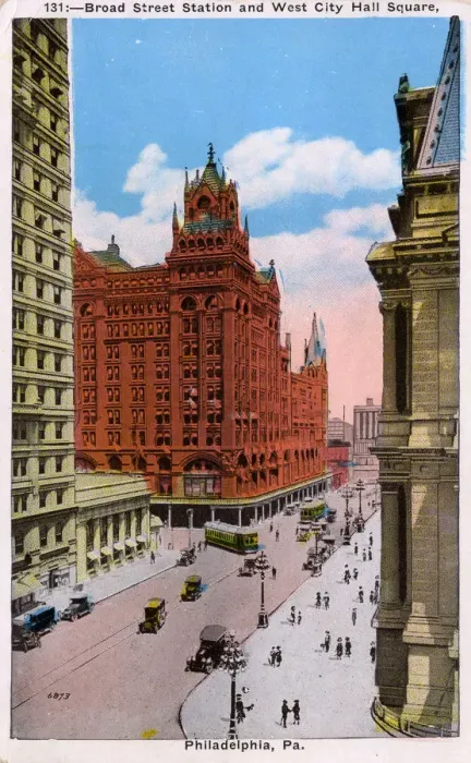Framed Print : Broad Street Station and West City Hall Square, Philadelphia Framed Print : Broad Street Station and West City Hall Square, Philadelphia