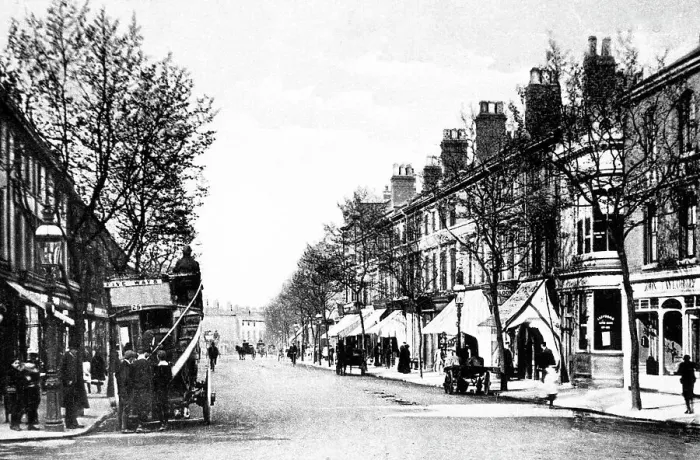 Framed Print : Broad Street from Five Ways, Birmingham early 1900's Framed Print : Broad Street from Five Ways, Birmingham early 1900's