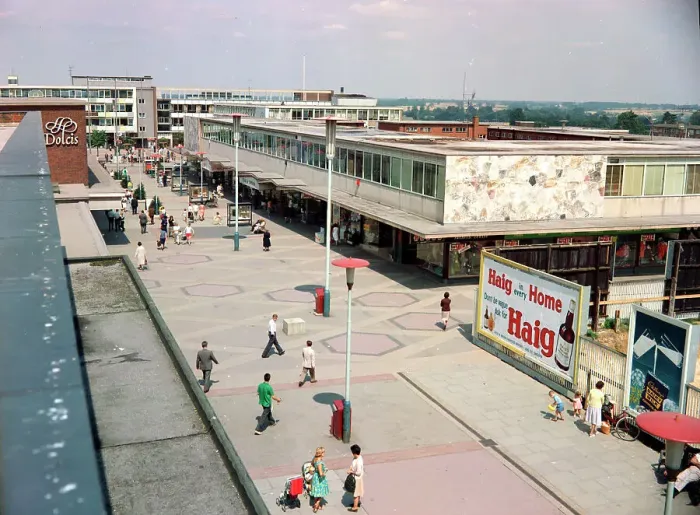 Framed Print : Broad Walk, Harlow Framed Print : Broad Walk, Harlow