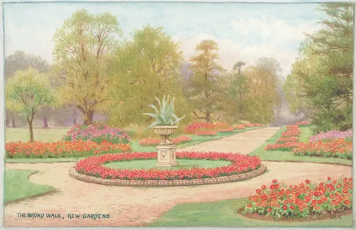 Framed Print : The Broad Walk, Kew Gardens Framed Print : The Broad Walk, Kew Gardens