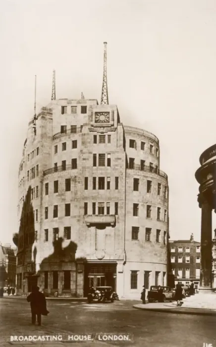 Framed Print : Broadcasting House 1932 Framed Print : Broadcasting House 1932