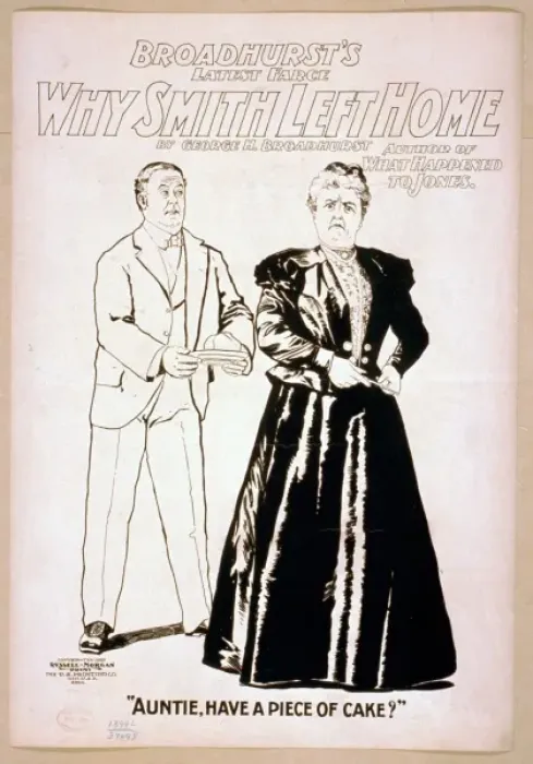 Framed Print : Broadhursts latest farce, Why Smith left home by George H Framed Print : Broadhursts latest farce, Why Smith left home by George H
