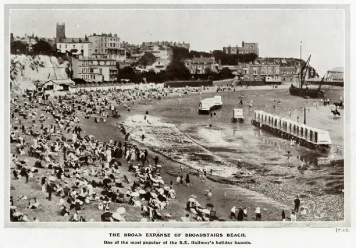 Framed Print : Broadstairs 1909 Framed Print : Broadstairs 1909