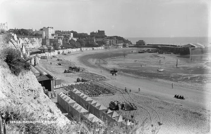 Framed Print : Broadstairs Bay in 1879