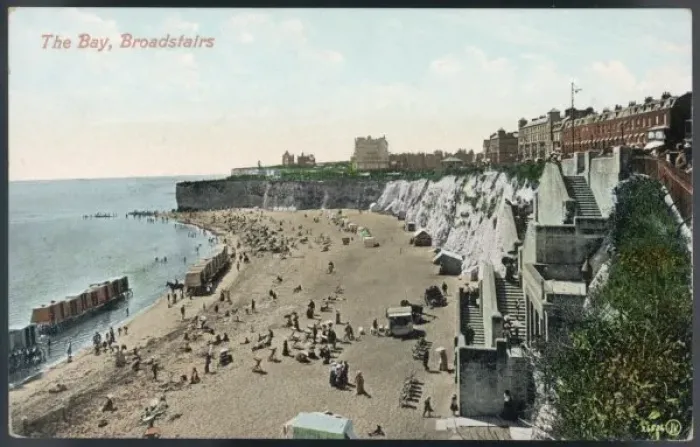 Framed Print : Broadstairs / Bay 1900 Framed Print : Broadstairs / Bay 1900