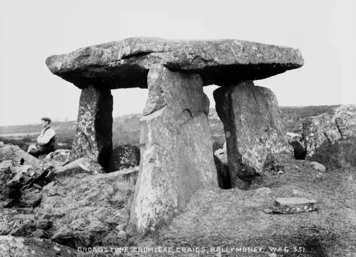 Framed Print : Broadstone Cromlech, Craigs, Ballymoney Framed Print : Broadstone Cromlech, Craigs, Ballymoney