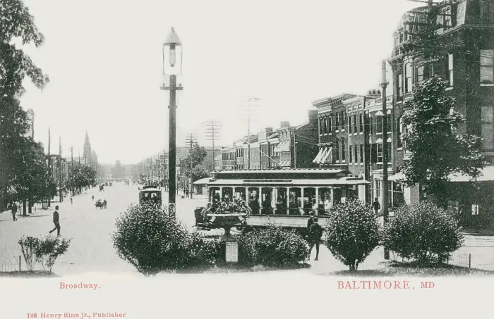 Framed Print : Broadway, Baltimore, Maryland, USA Framed Print : Broadway, Baltimore, Maryland, USA