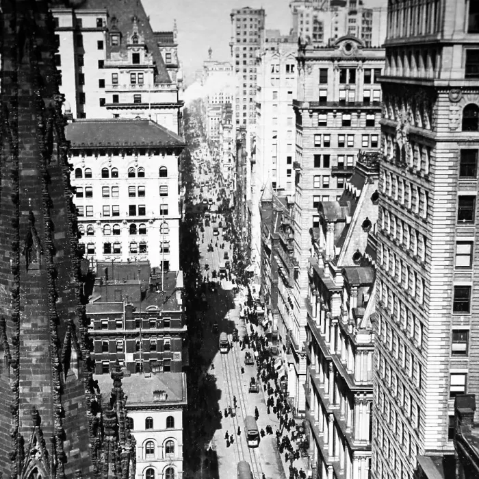 Framed Print : Broadway, New York from the Empire State Building, USA Framed Print : Broadway, New York from the Empire State Building, USA