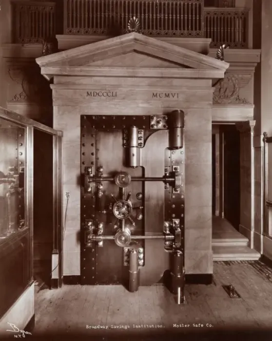 Framed Print : Broadway Savings Bank, New York Framed Print : Broadway Savings Bank, New York