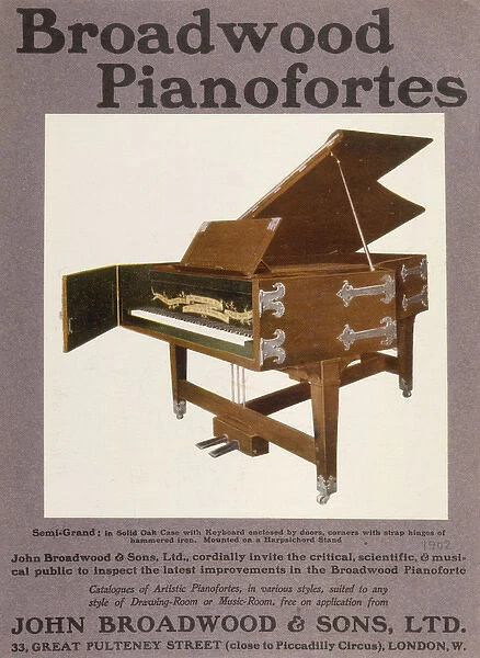 Broadwood Piano 1902 - 2