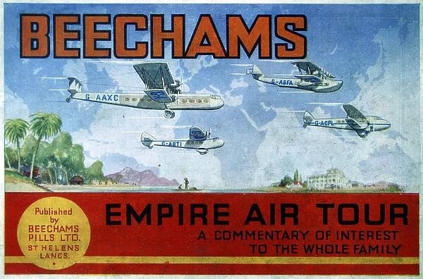 Brochure for Beechams Pills - Empire Air Tour