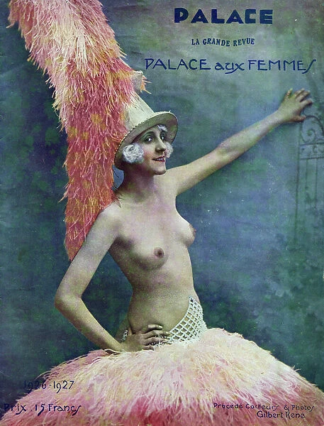 Brochure cover for Palace Aux Femmes, Palace Theatre