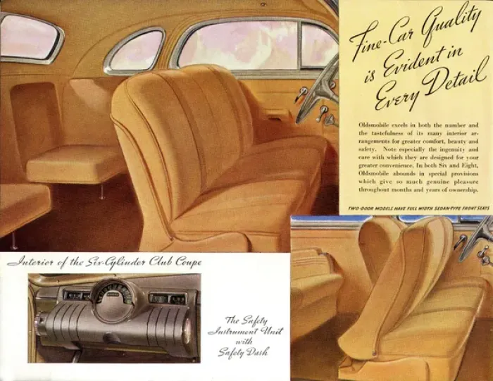 Framed Print : Brochure illustration, Oldsmobile car Framed Print : Brochure illustration, Oldsmobile car