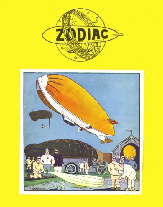 Framed Print : Brochure for Societe Zodiac dirigibles captifs spheriques Framed Print : Brochure for Societe Zodiac dirigibles captifs spheriques
