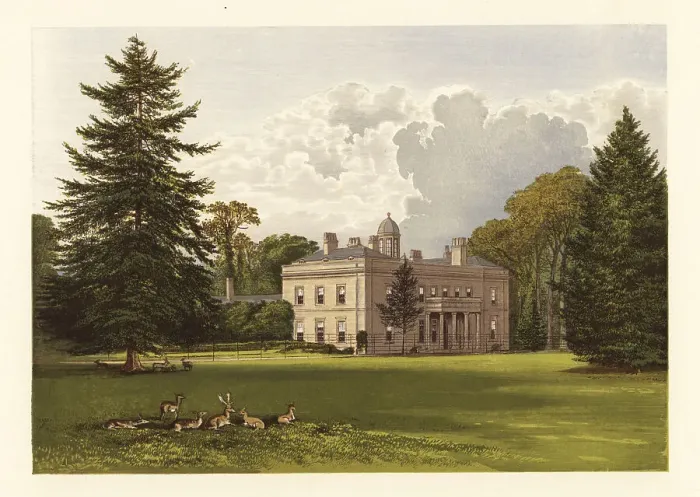 Framed Print : Brockley Hall, Somersetshire, England Framed Print : Brockley Hall, Somersetshire, England