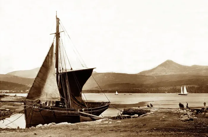 Framed Print : Brodick Bay Isle of Arran Victorian period Framed Print : Brodick Bay Isle of Arran Victorian period