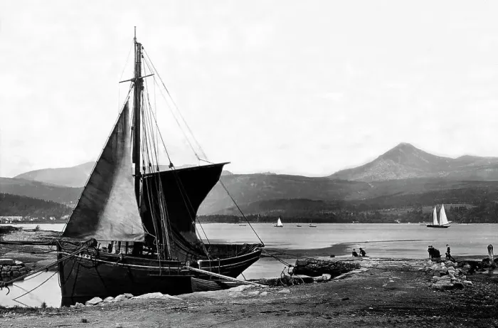 Framed Print : Brodick bay, Isle of Arran, Victorian period Framed Print : Brodick bay, Isle of Arran, Victorian period