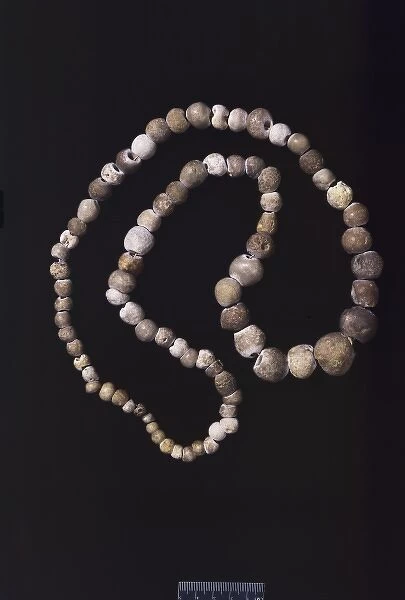 Bronze Age necklace made of Porosphaera
