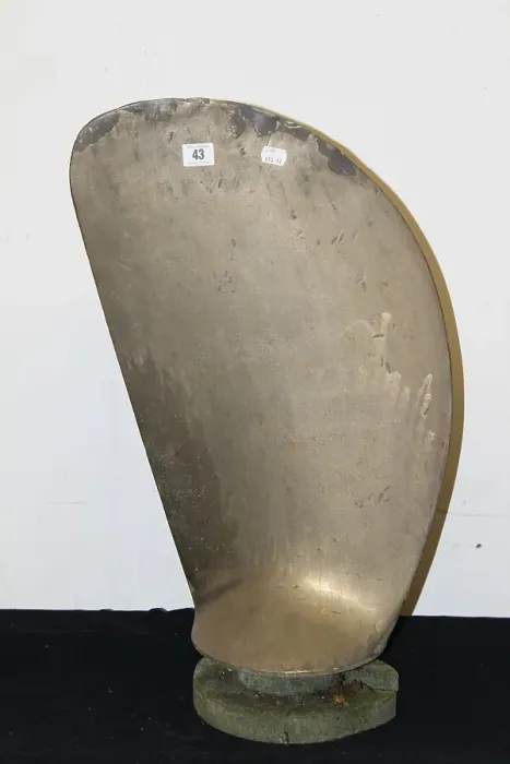 Framed Print : Bronze propeller blade from a ship Framed Print : Bronze propeller blade from a ship