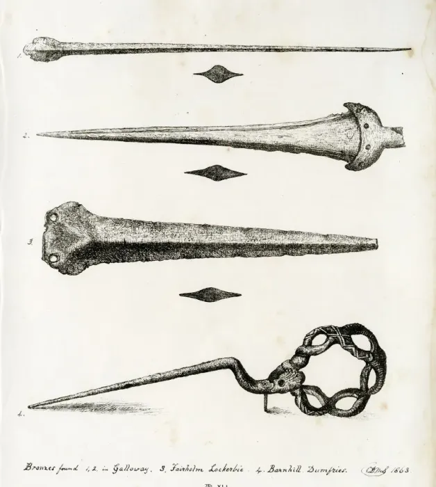 Framed Print : Found Bronzes - Archaeology Framed Print : Found Bronzes - Archaeology