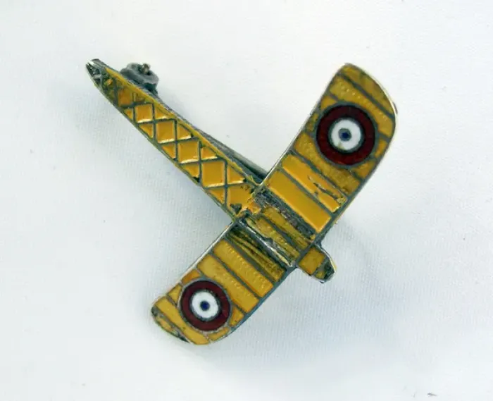 Framed Print : Brooch in the shape of a WWI monoplane Framed Print : Brooch in the shape of a WWI monoplane