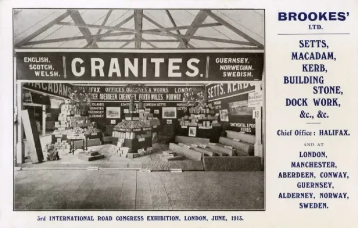 Framed Print : Brookes Ltd. of Halifax - Road building Materials Framed Print : Brookes Ltd. of Halifax - Road building Materials