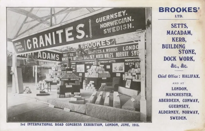 Framed Print : Brookes Ltd. of Halifax - Road building Materials Framed Print : Brookes Ltd. of Halifax - Road building Materials