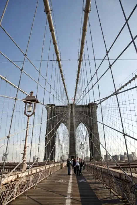 Framed Print : The Brooklyn Bridge in New York Framed Print : The Brooklyn Bridge in New York