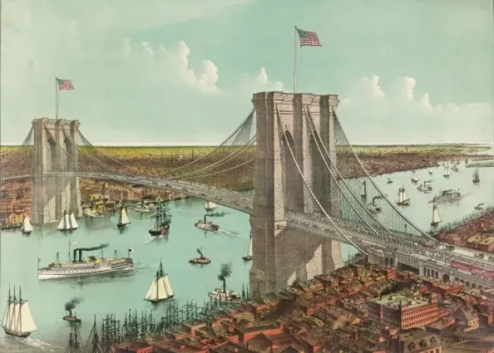 Framed Print : Brooklyn Bridge, New York City Framed Print : Brooklyn Bridge, New York City