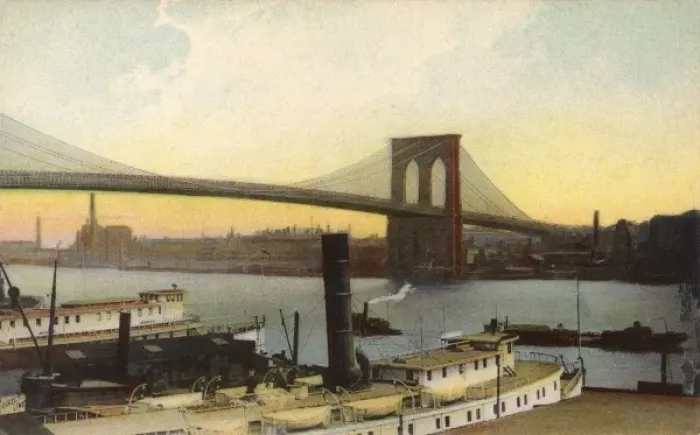 Framed Print : Brooklyn Bridge, New York City, USA Framed Print : Brooklyn Bridge, New York City, USA