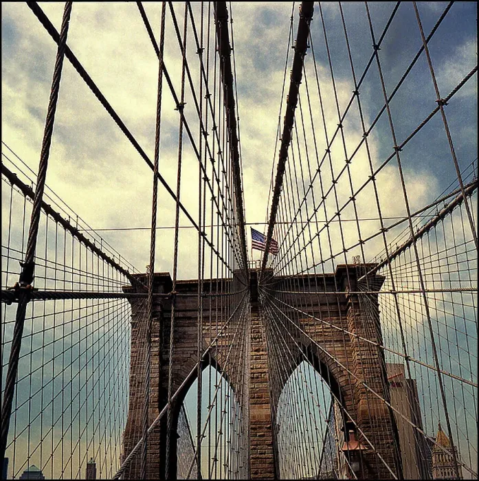 Framed Print : Brooklyn Bridge New York, USA Framed Print : Brooklyn Bridge New York, USA