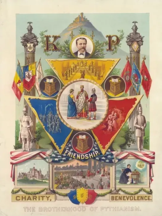 Framed Print : The brotherhood of pythianism Framed Print : The brotherhood of pythianism