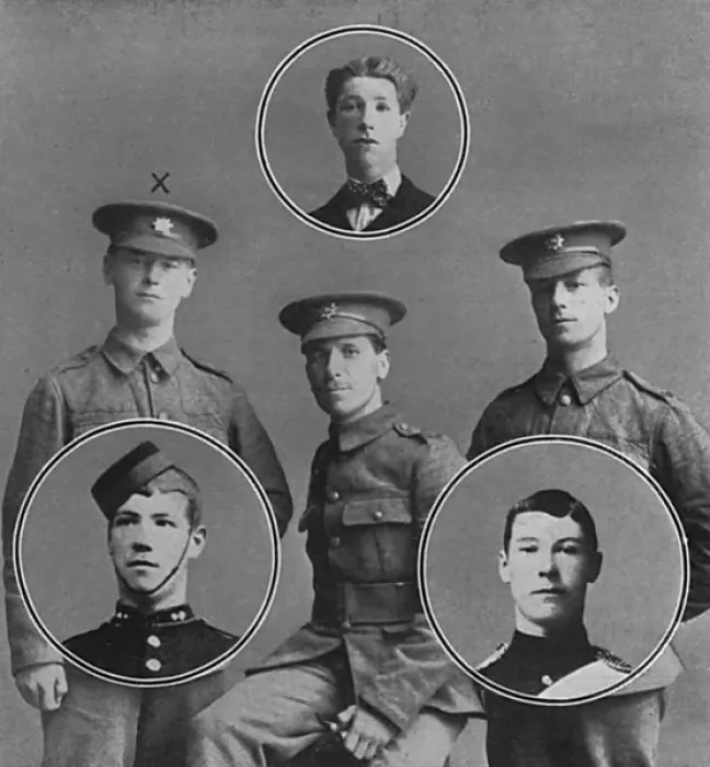 Framed Print : Six brothers fighting in France for Great Britain, Crisps Framed Print : Six brothers fighting in France for Great Britain, Crisps