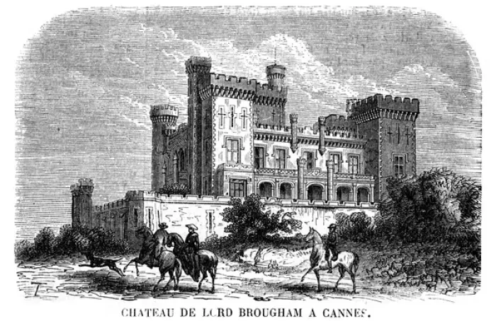 Framed Print : Brougham / Villa / Cannes Framed Print : Brougham / Villa / Cannes