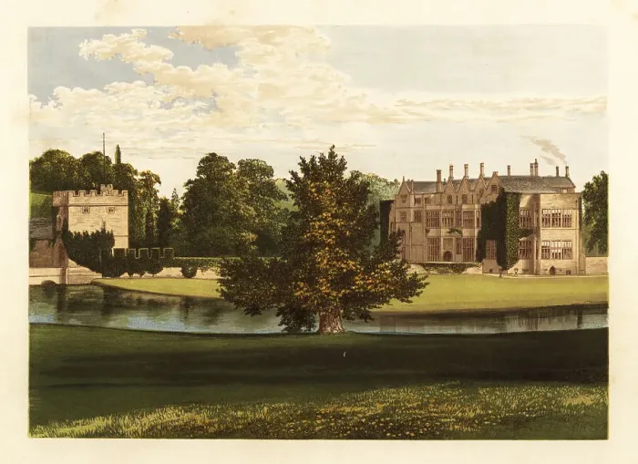 Framed Print : Broughton Castle, Oxfordshire, England Framed Print : Broughton Castle, Oxfordshire, England