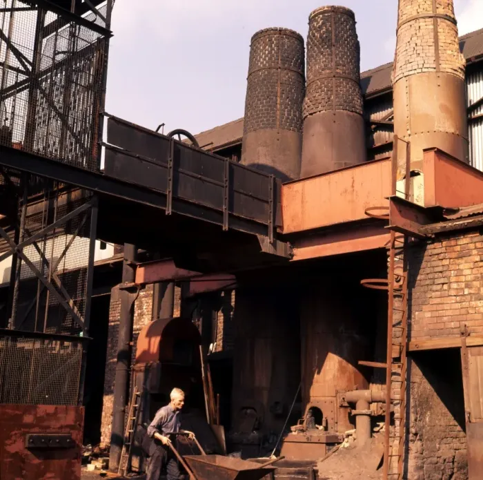 Framed Print : Browns Foundry 1. Stockton on Tees 1970ss Framed Print : Browns Foundry 1. Stockton on Tees 1970ss