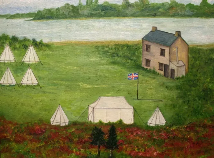 Framed Print : Brownsea Island Camp