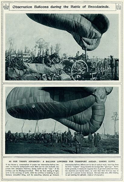 Brtish observation balloon 1917