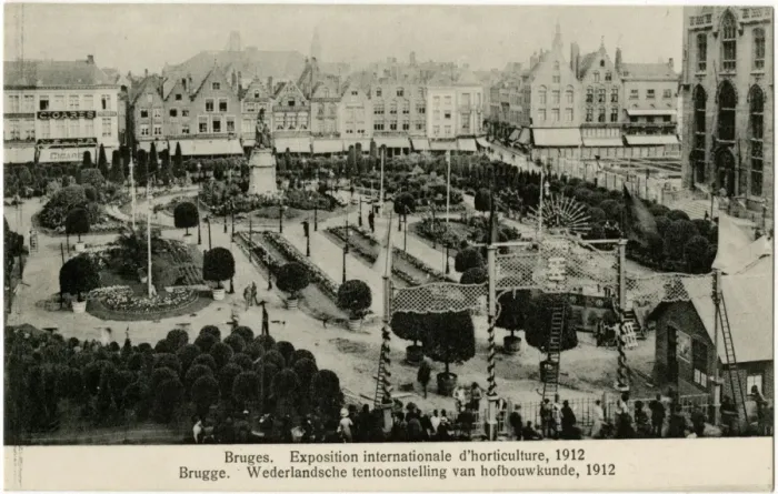 Framed Print : Bruges, Belgium - International Horticultural Exhibition Framed Print : Bruges, Belgium - International Horticultural Exhibition