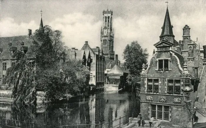 Framed Print : Bruges, Belgium - The Rosary Dock Framed Print : Bruges, Belgium - The Rosary Dock