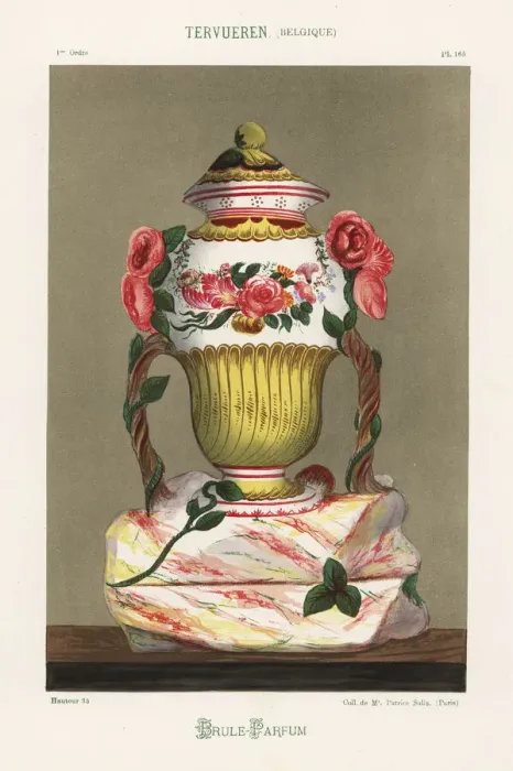 Framed Print : Brule-parfum or perfume heater from Tervueren Framed Print : Brule-parfum or perfume heater from Tervueren