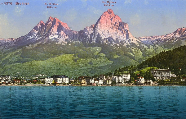 Brunnen, Switzerland on Lake Lucerne