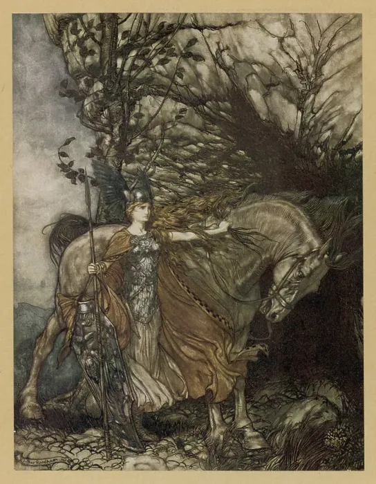 Framed Print : BRUNNHILDE AT CAVE Framed Print : BRUNNHILDE AT CAVE