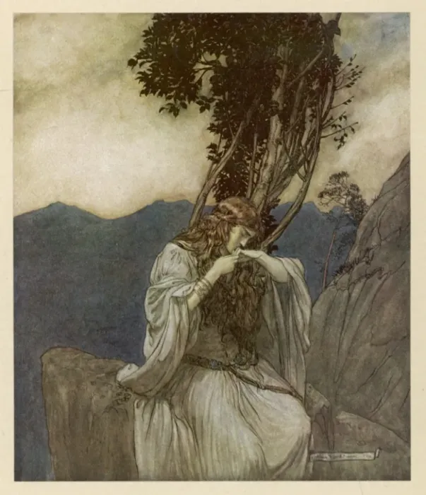 Framed Print : Brunnhilde and Ring Framed Print : Brunnhilde and Ring