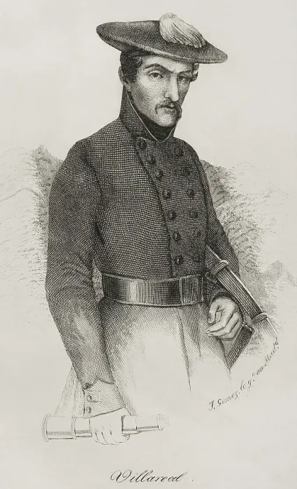 Framed Print : Bruno de Villarreal (1799-1861). Officer of the Carlist army Framed Print : Bruno de Villarreal (1799-1861). Officer of the Carlist army