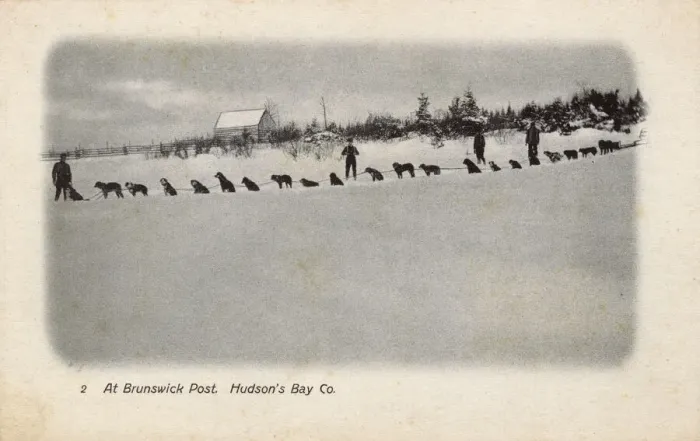 Framed Print : Brunswick Post, Hudsons Bay Co, Ontario, Canada Framed Print : Brunswick Post, Hudsons Bay Co, Ontario, Canada