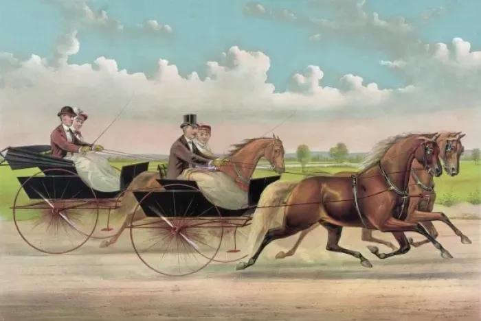 Framed Print : A brush with Webster Carts Framed Print : A brush with Webster Carts