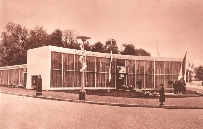 Framed Print : Brussels Expo 1935, Pavilion Of Austria Framed Print : Brussels Expo 1935, Pavilion Of Austria