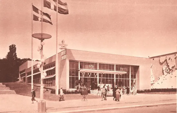 Framed Print : Brussels Expo 1935, Pavilion Of Sweden Framed Print : Brussels Expo 1935, Pavilion Of Sweden