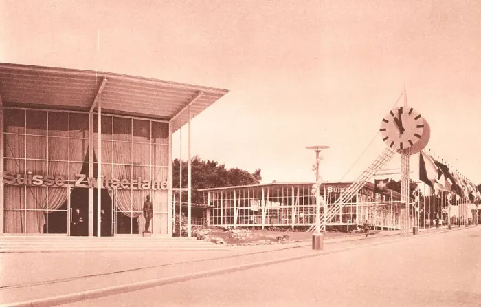 Framed Print : Brussels Expo 1935, Pavilion Of Switzerland Framed Print : Brussels Expo 1935, Pavilion Of Switzerland